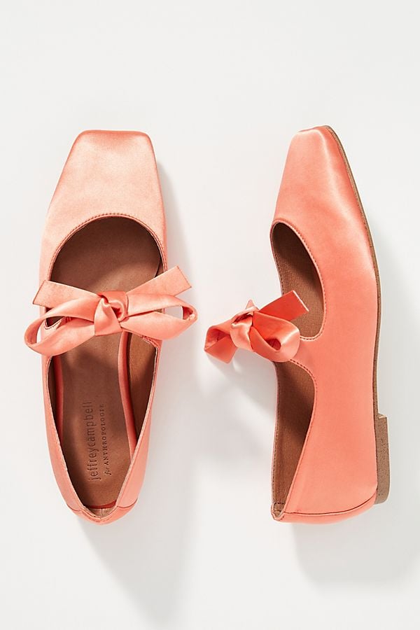 Jeffrey Campbell Bow Square-Toed Flats