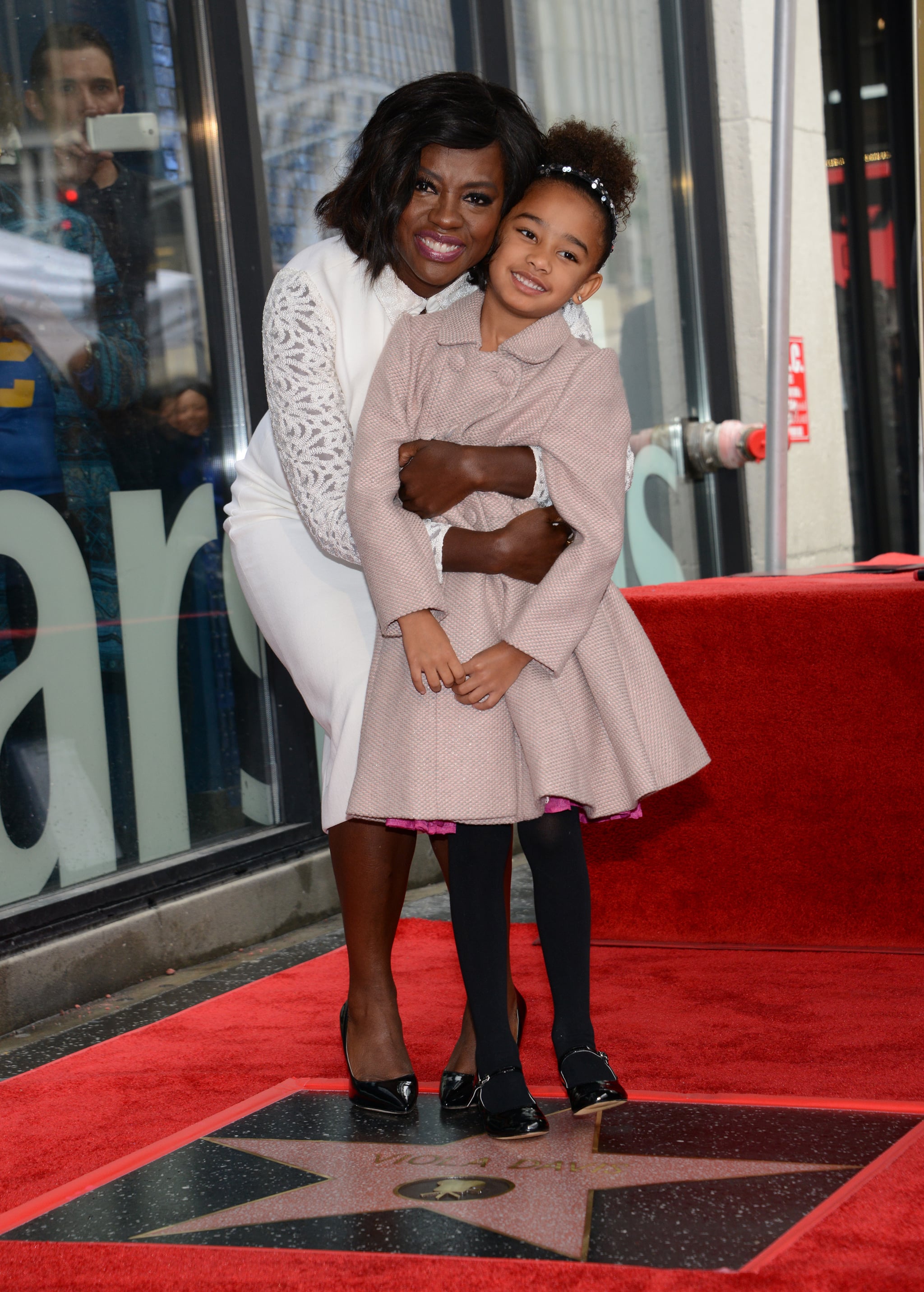 Celebrity Entertainment Viola Davis Brings Her Gorgeous Family To Her Hollywood Walk Of Fame Ceremony Popsugar Celebrity Photo 8