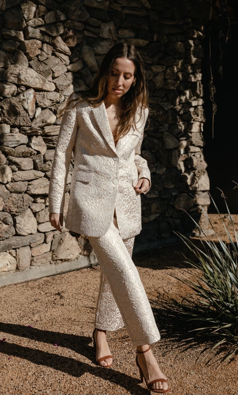 Courthouse Wedding Outfit Idea: Daughter of Simone Josephine Bridal Wedding Suit
