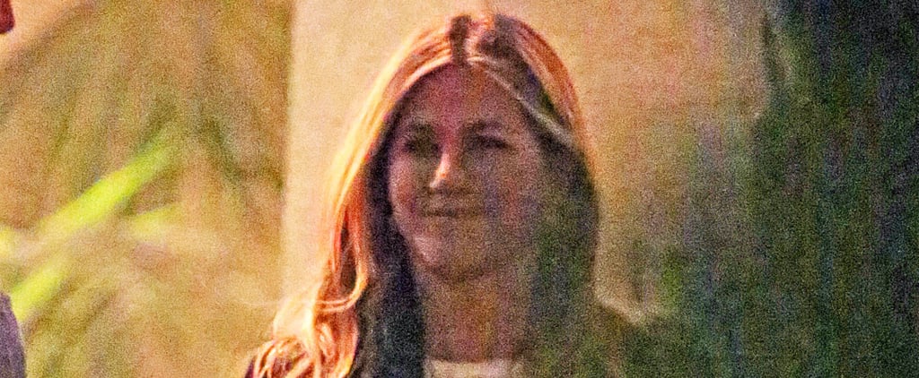 Jennifer Aniston at Courteney Cox's House in LA Feb. 2018