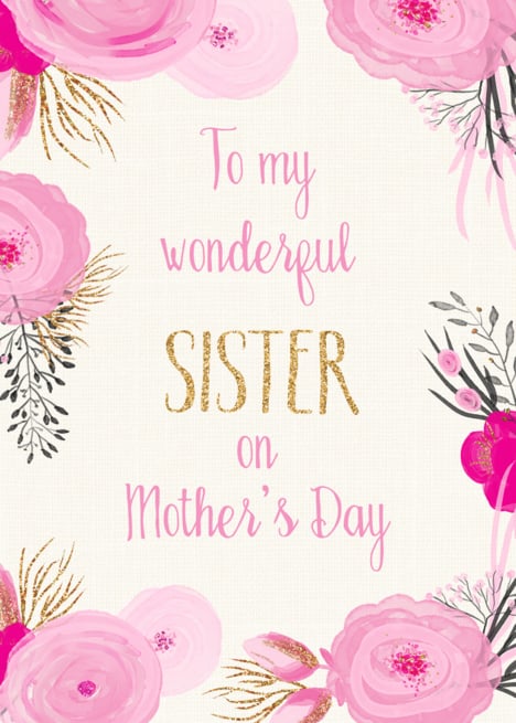 Free Printable Mothers Day Card For Sister