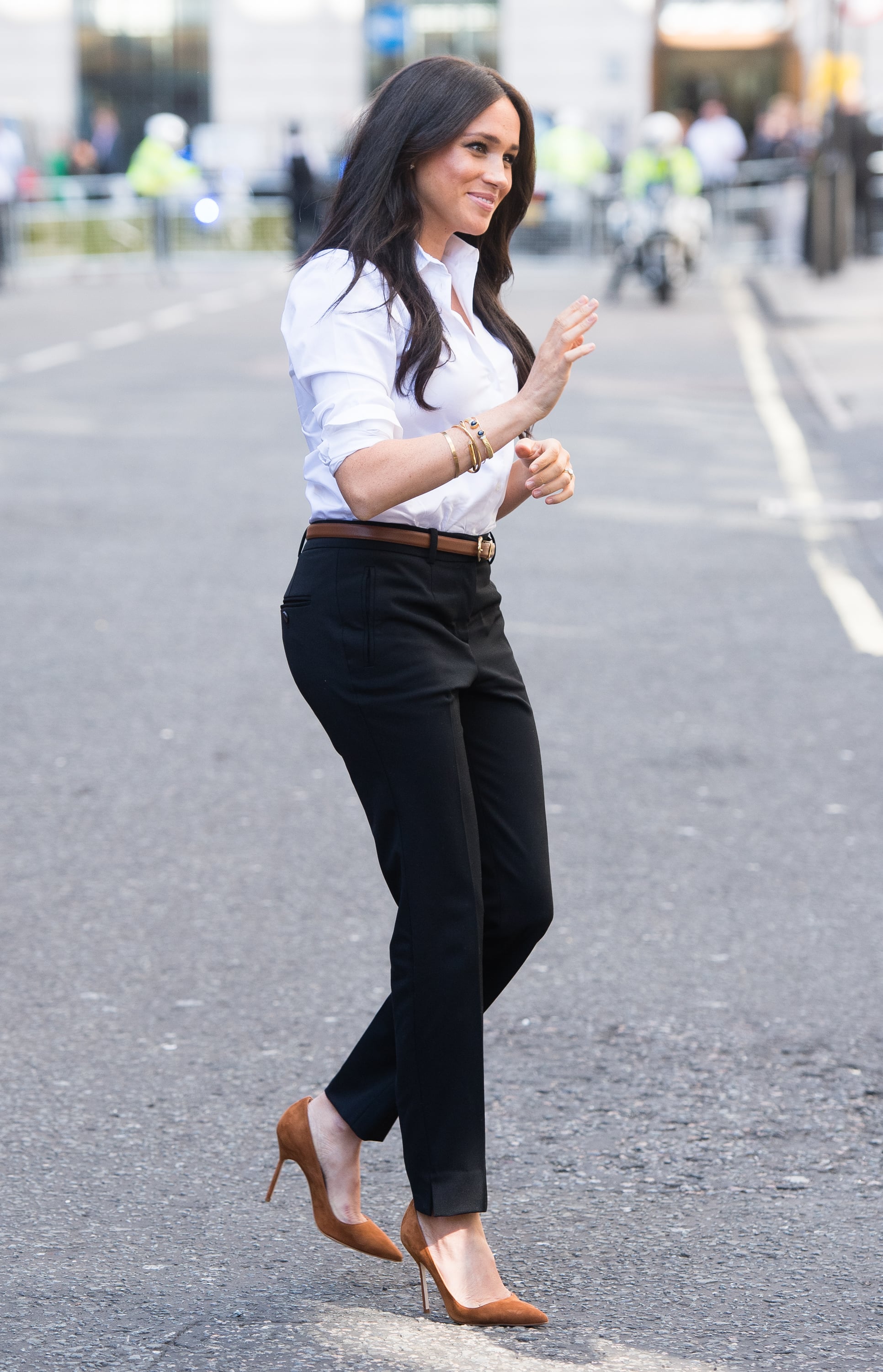 Meghan Markle Wearing Smart Works Collection Meghan Markle Looks