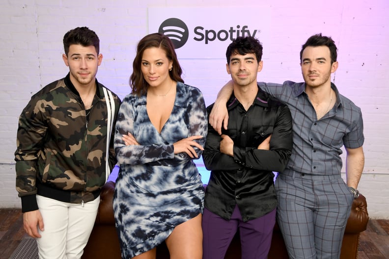 Ashley Graham With the Jonas Brothers