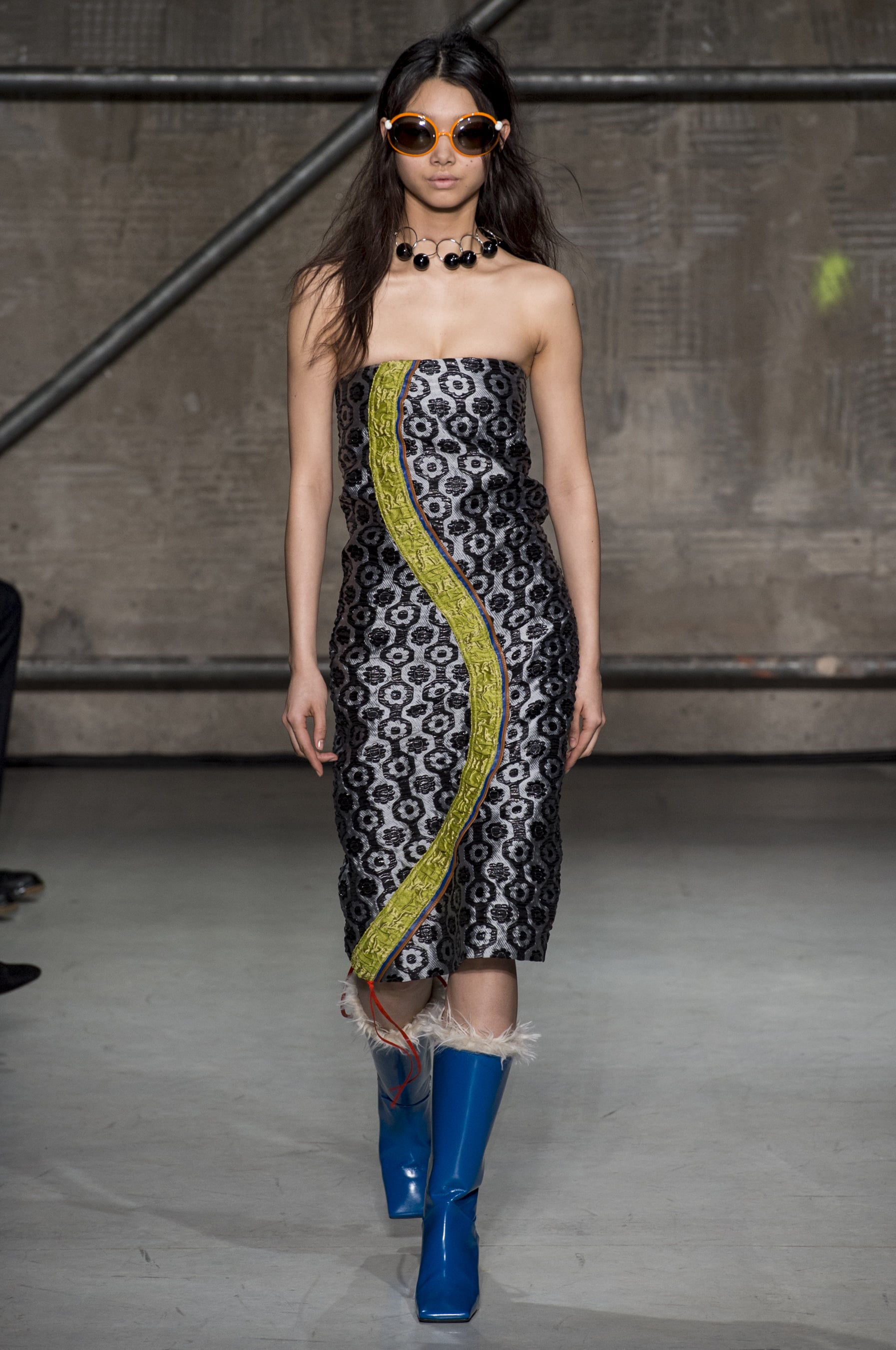 Marni snake outlet print dress