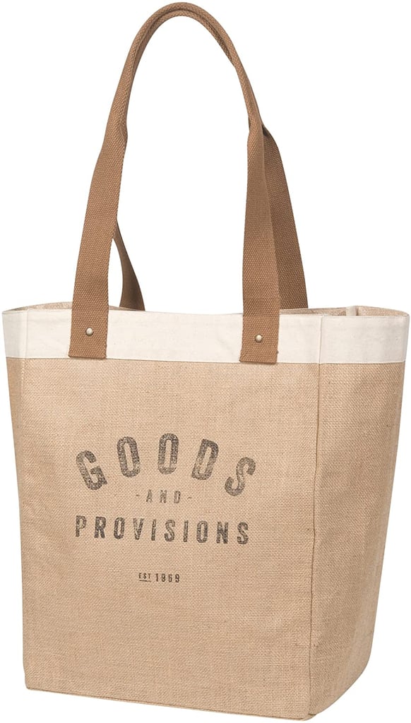 Goods and Provisions Now Designs Burlap Market Tote