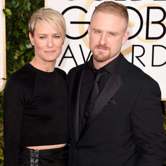Robin Wright and Ben Foster at the Golden Globe Awards 2015