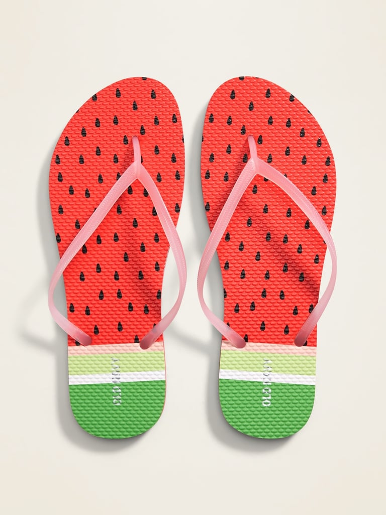 Old Navy Patterned Flip-Flops