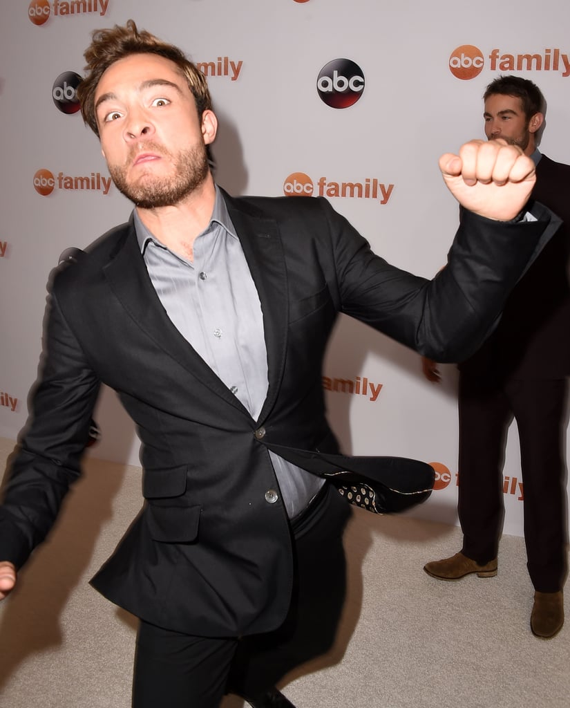 Ed Westwick, Chace Crawford Gossip Girl Reunion Red Carpet