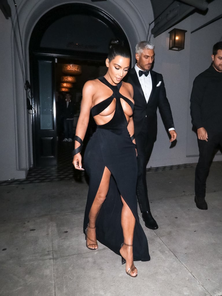 Kim Kardashian Vintage Thierry Mugler Gown 2019