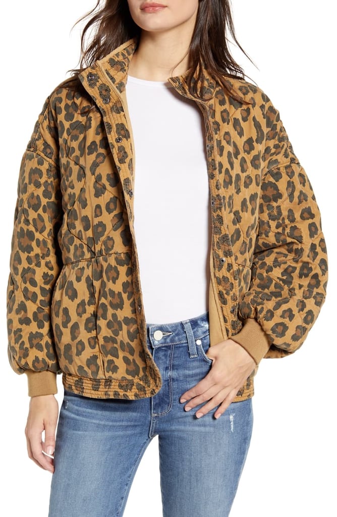 BlankNYC Leopard Print Quilted Jacket | The Best Jacket Trends For ...