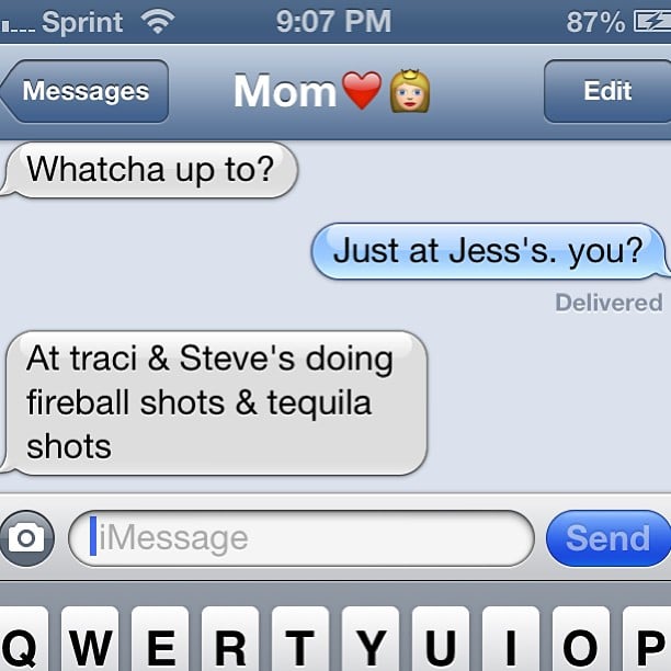 funny texts mom