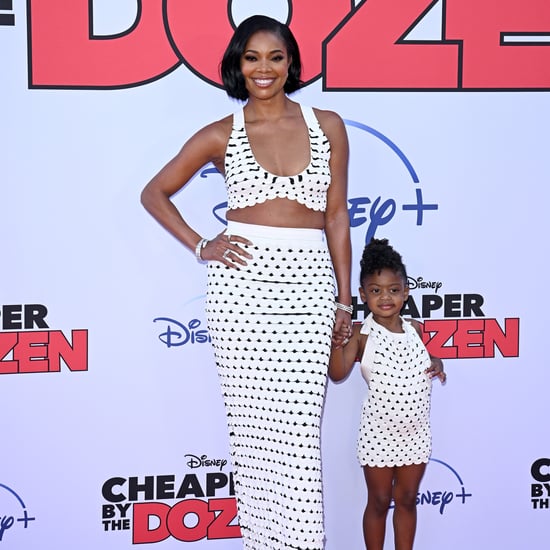 Gabrielle Union and Daughter Kaavia James Dance Poolside