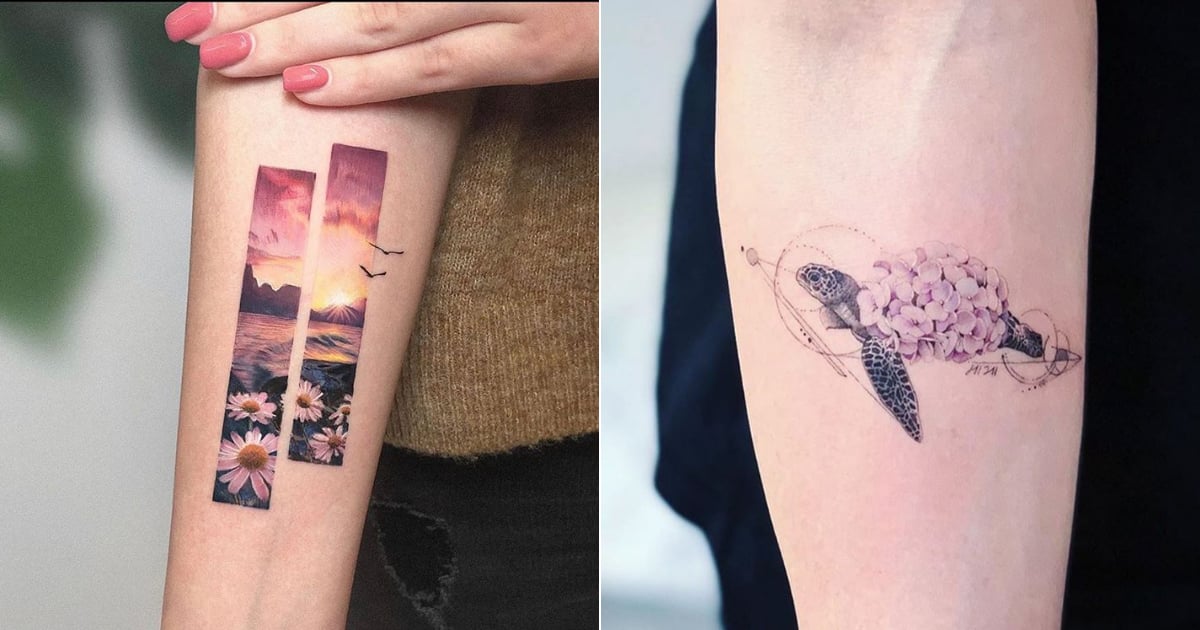 Hypercolor Realism Tattoo Trend Photos and Inspiration | POPSUGAR Beauty