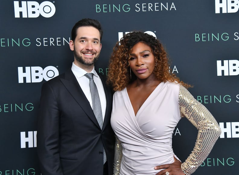 Photos of Serena Williams and Alexis Ohanian