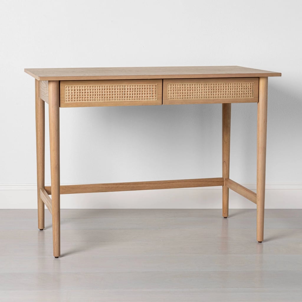 Wood and Cane Desk See Target's New Hearth and Hand Fall Collection 2020 POPSUGAR Home