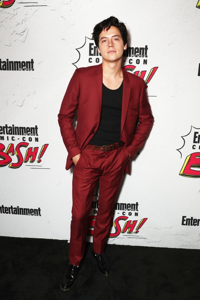 Wearing a Burgundy Tailored Suit