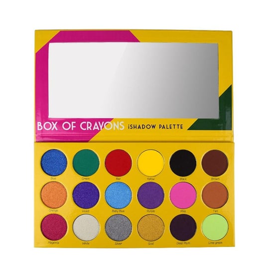 Crayon Case Box of Crayons Eye Shadow Palette Swatches