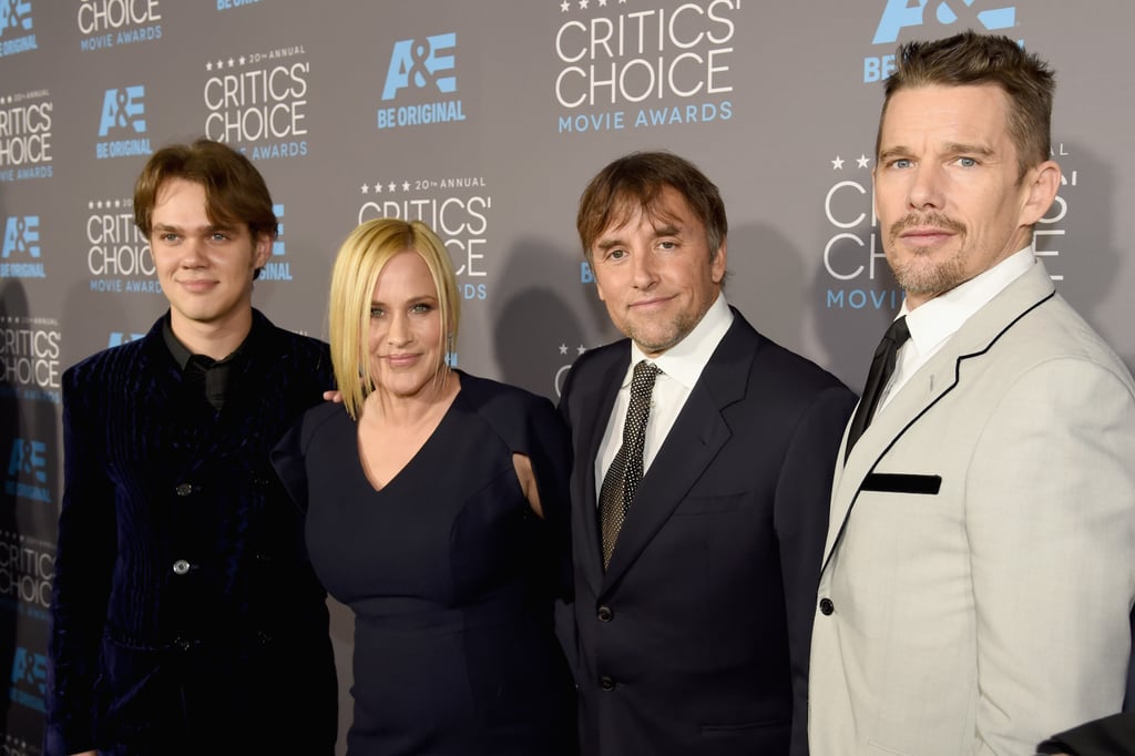 Ellar Coltrane, Patricia Arquette, Richard Linklater, and Ethan Hawke