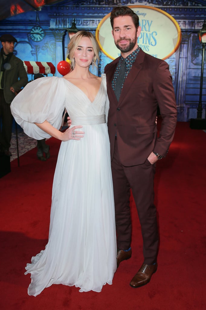 Emily Blunt and John Krasinski Mary Poppins Premiere Photos