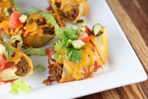 Cheeseburger Stuffed Shells