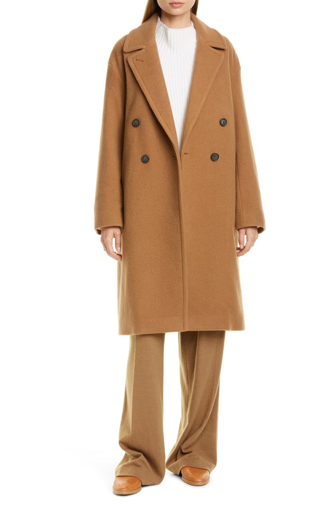 vince classic wool blend coat