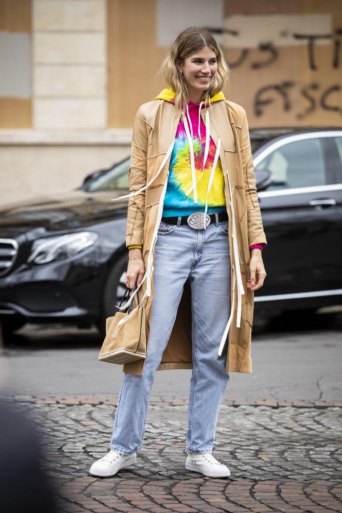 Give basic jeans an upgrade with a brilliant pop of colour