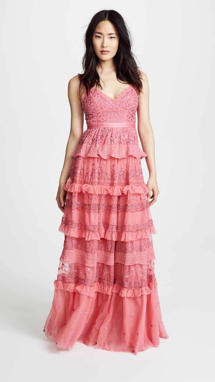 Needle & Thread Iris Cami Gown | Pink Wedding Dresses | POPSUGAR ...