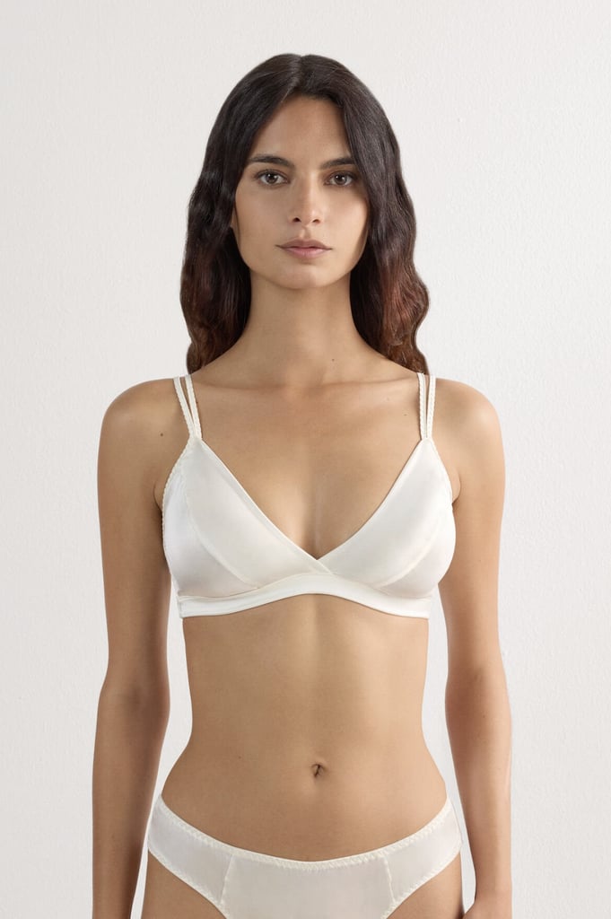 Intimissimi Emma Refined Everyday Bralette Triangle Bra in Silk