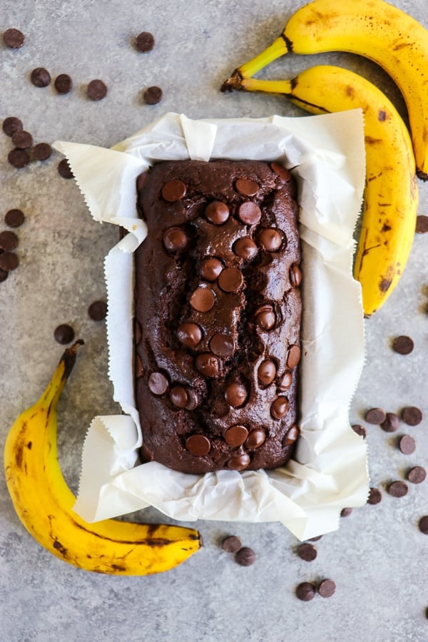 Double Chocolate Banana Bread