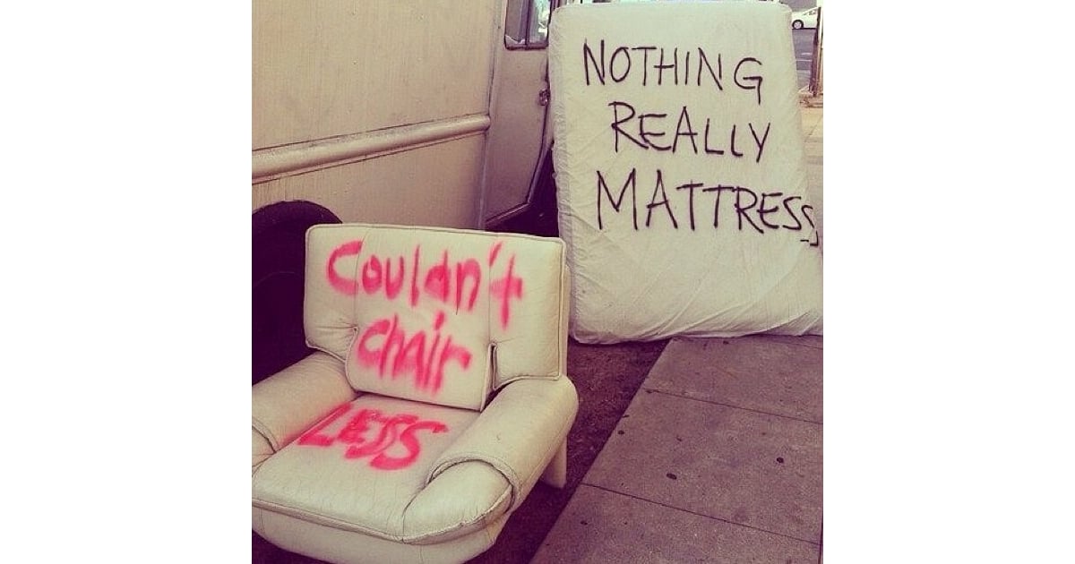 "Furniture puns" Source Reddit user Amandajohnstonn Best Imgur