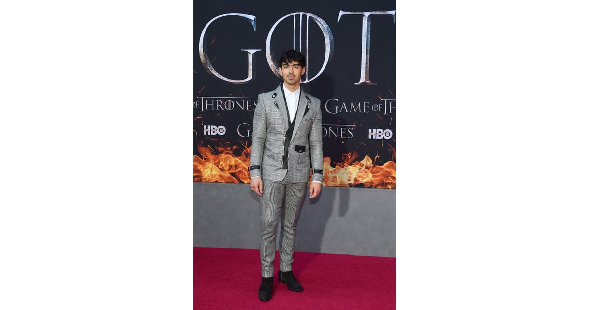 Joe Jonas Game of Thrones Cast Season 8 Red Carpet Premiere April