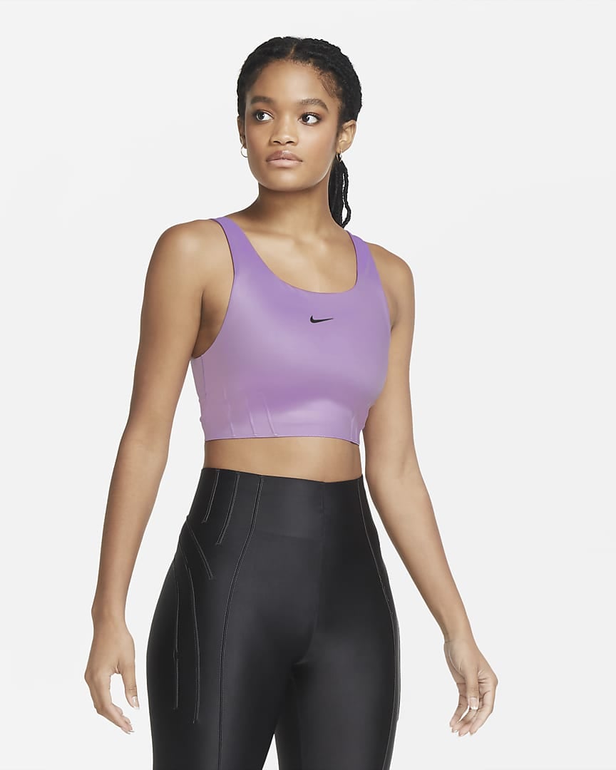 Nike Swoosh City Ready Medium-Support 1-Piece Pad Longline Sports Bra, We  Love Our Nike Workout Clothes, and These 17 Pieces Happen to be on Sale  Right Now!