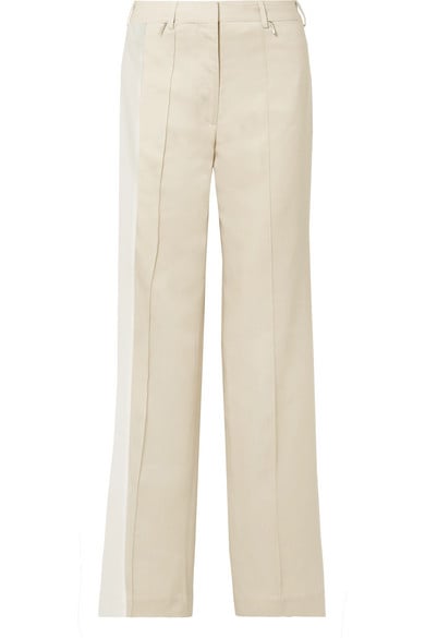 Peter Do Twill-Trimmed Tencel-Blend Straight-Leg Pants