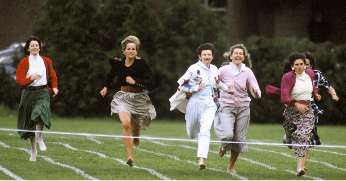 Princess Diana At School Mothers Day Race Popsugar Uk Parenting