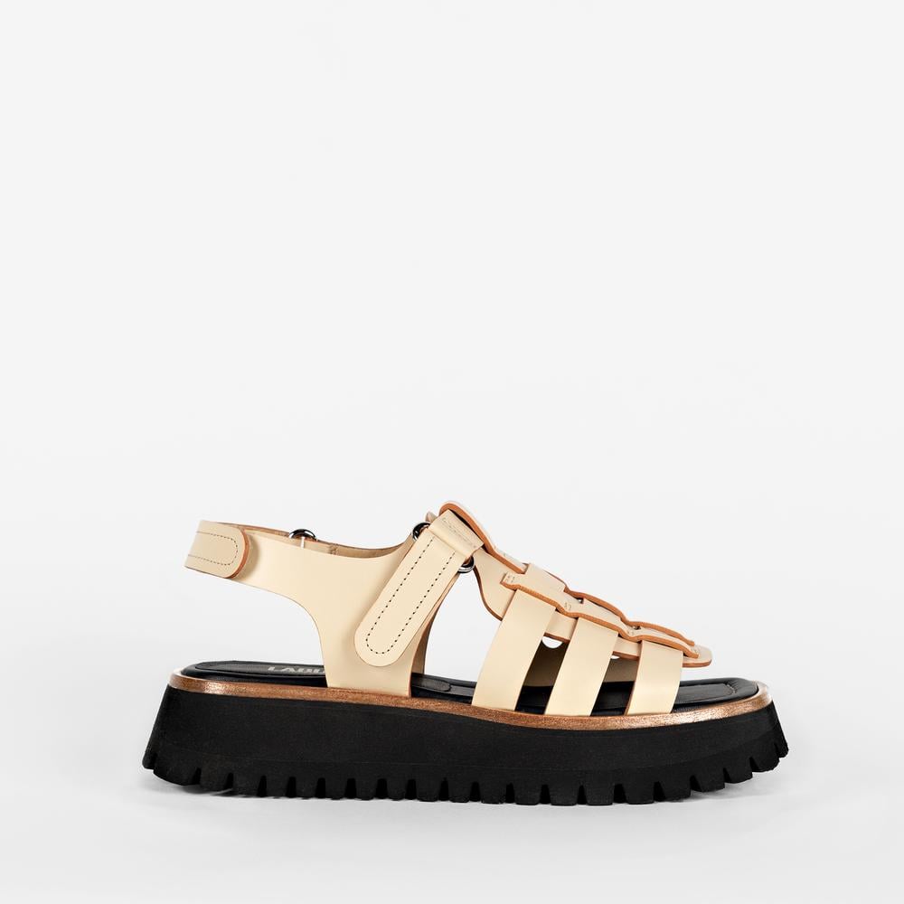 Labucq Boomer Cream Sandals