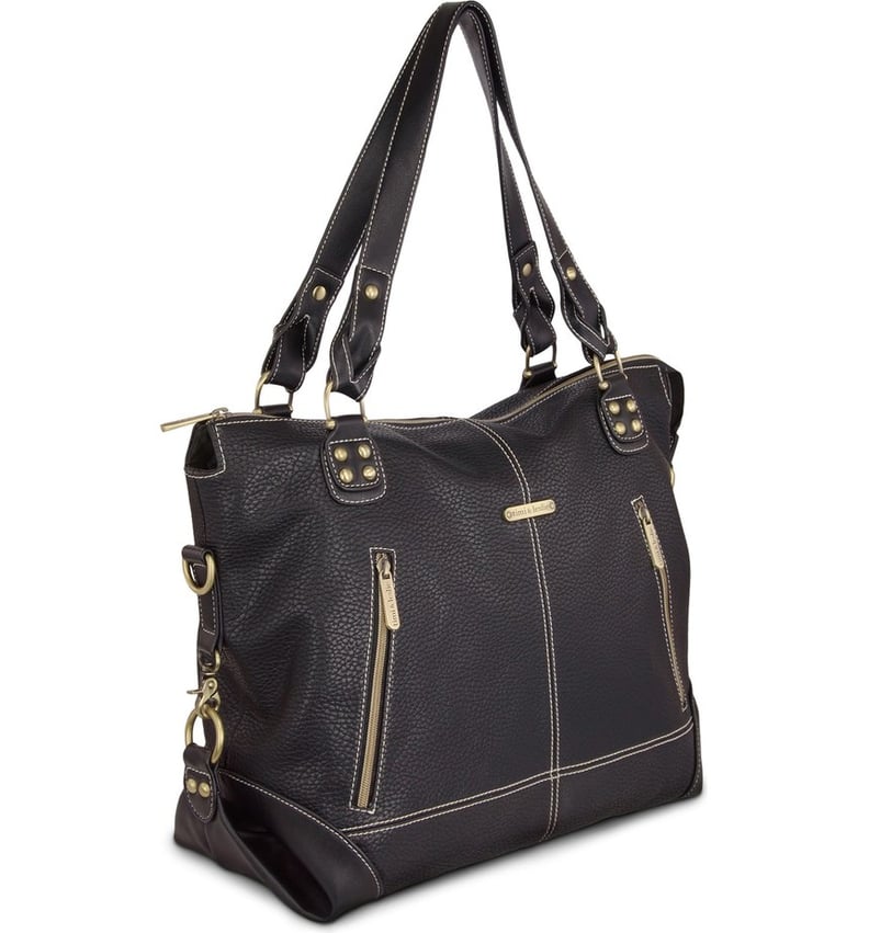 Timi & Leslie Infant 'Kate' Faux Leather Diaper Bag