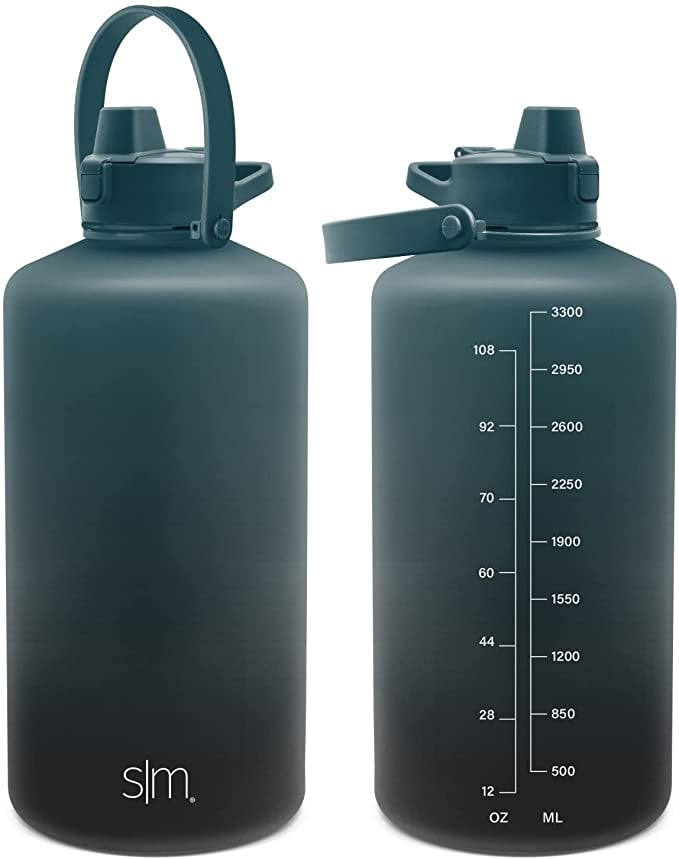 A Straw-Lid Water Bottle: Simple Modern 1 Gallon Water Bottle