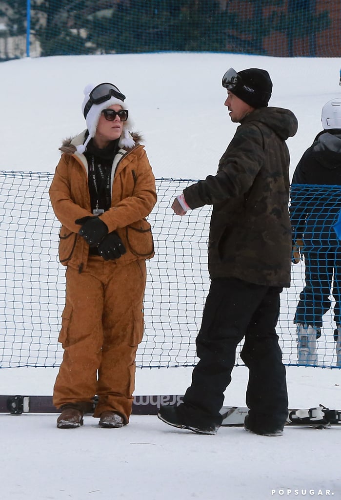 Pink and Carey Hart Go Skiing December 2015