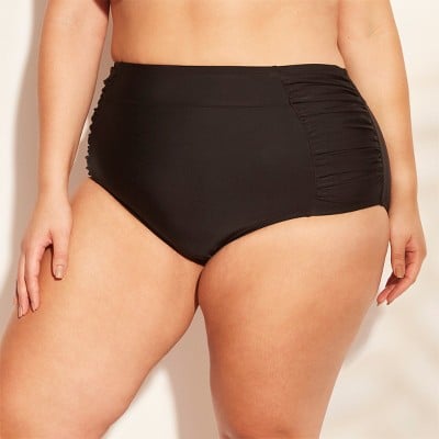 Plus Size High Waist Bikini Bottom