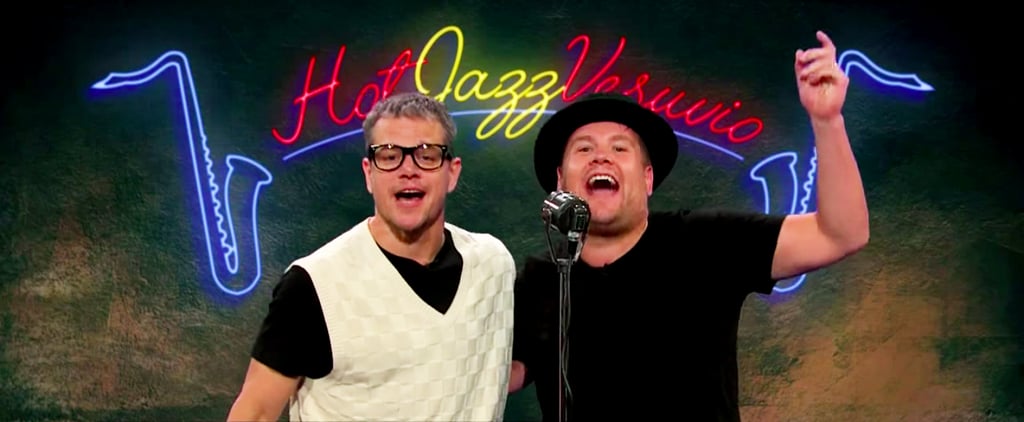 Matt Damon and James Corden Re-Create Movies
