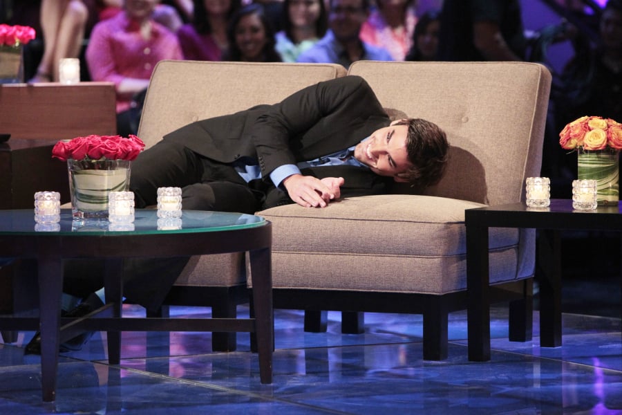 After Jared was in the hot seat the guys were passing around red Solo Cups.