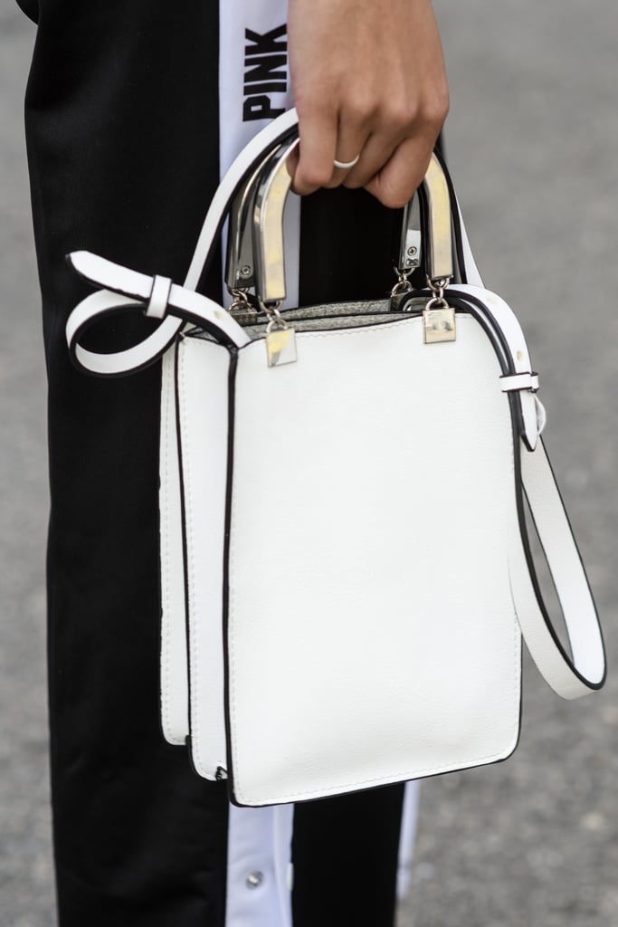 Match a White Band With Your Handbag