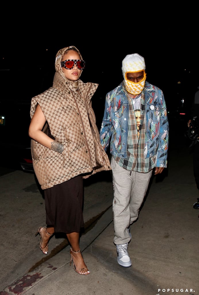 Rihanna Wears Gucci x Balenciaga For Date Night