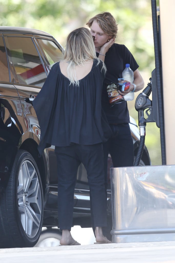 Kaley Cuoco Kissing Her Boyfriend in LA May 2016