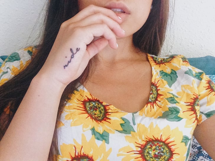 A Lana Del Rey Homage "Ride" Wrist Tattoo | New Tattoo ...