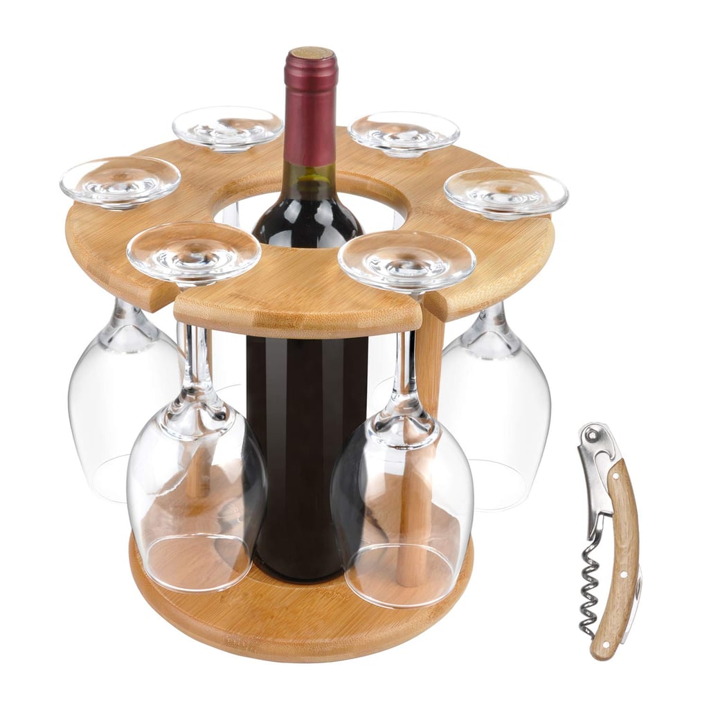 Wine Glass Drying Rack and Bottle Holder