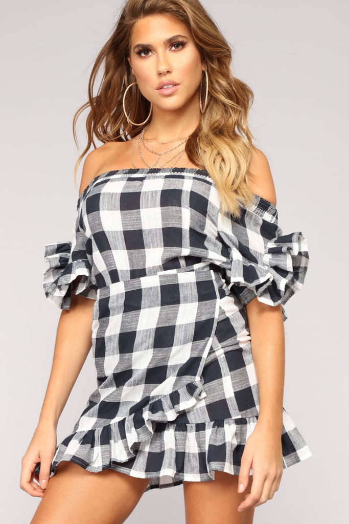 Fashion Nova Off-The-Shoulder Dress