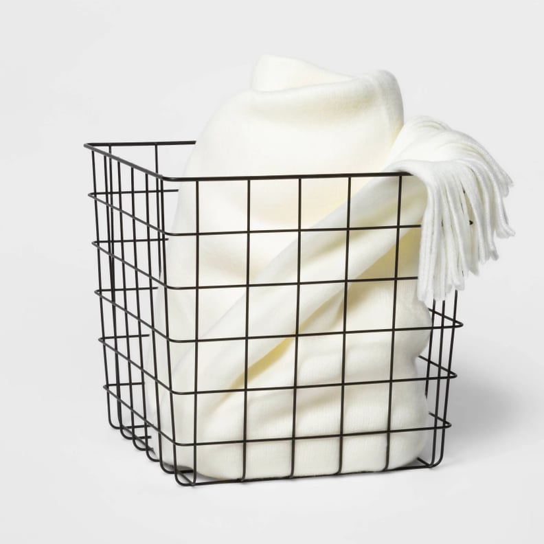 For Linens and More: Room Essentials Decorative Baskets Steel Square