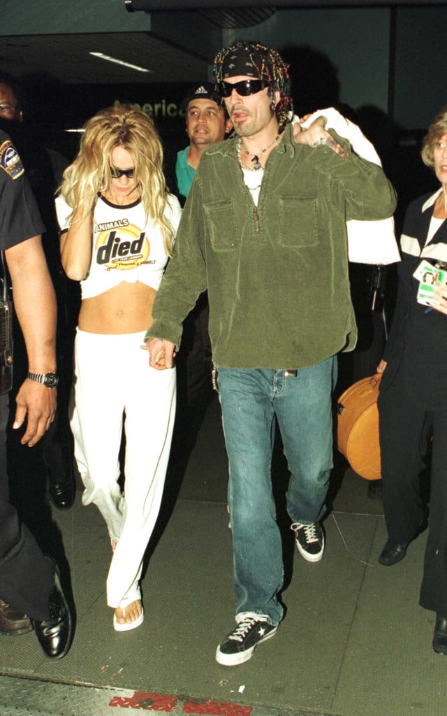 Pamela Anderson and Tommy Lee in 1999