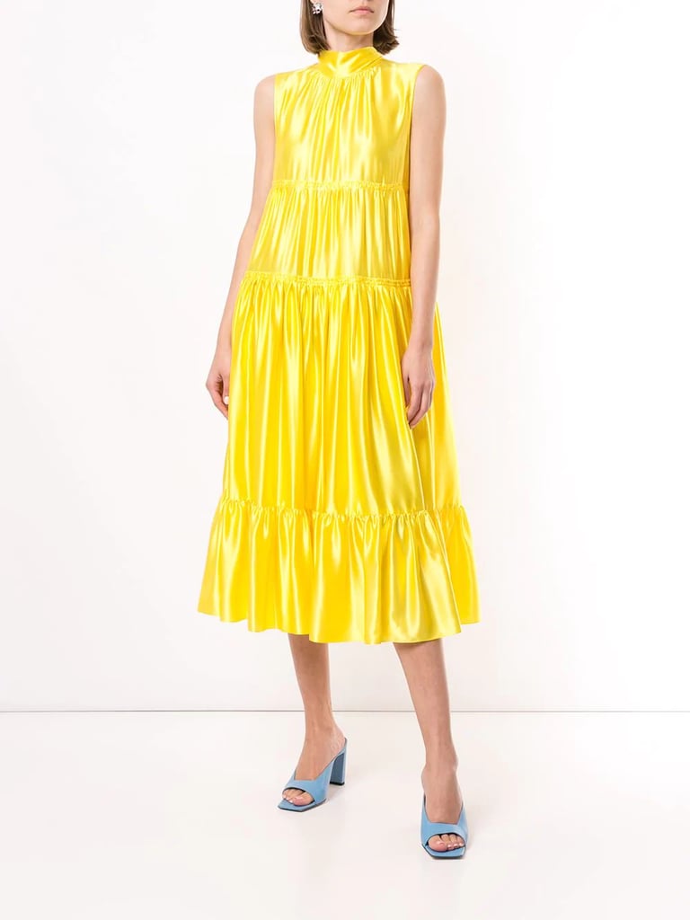 Rochas Tiered Midi Dress - Farfetch